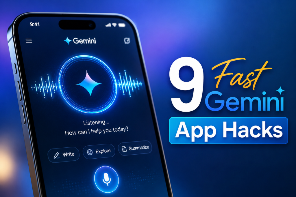 9 Fast Gemini App Hacks